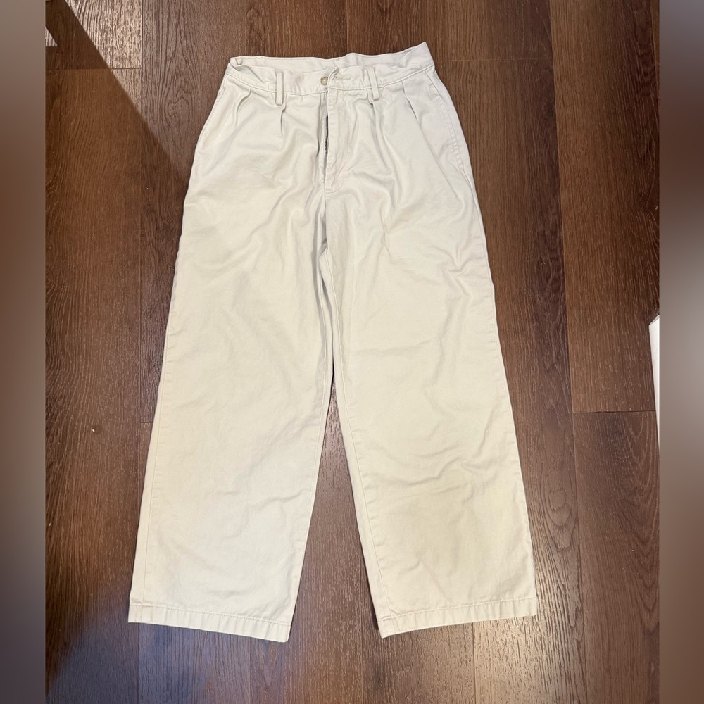 Denimist Blair Double Pleated Chino Size 26 Beige Womens Pants High Rise